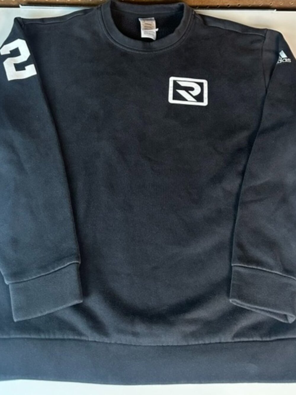 Adidas Men's Black Large Sweatshirt LOOK